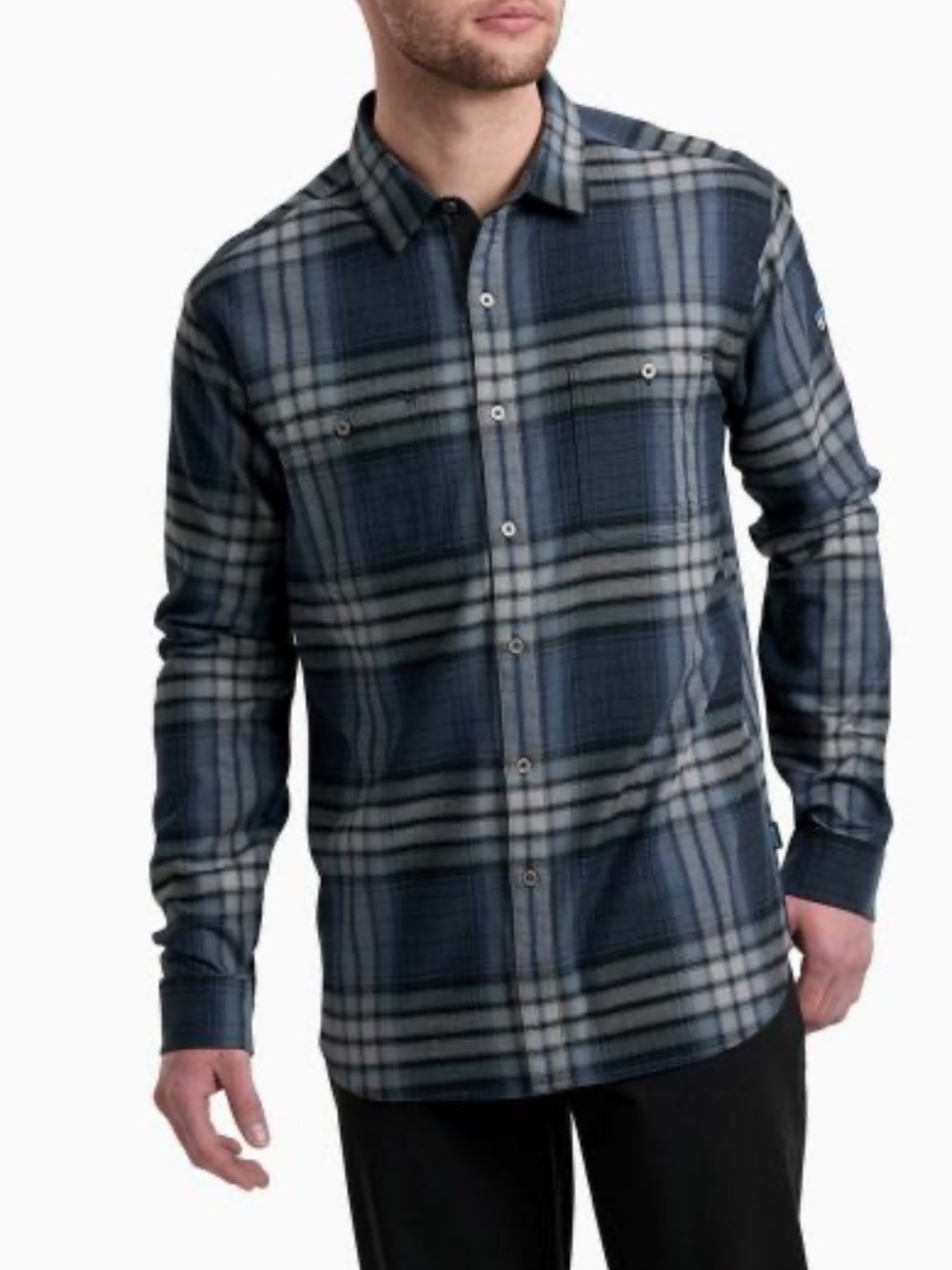 NWOT Kuhl FUGITIVE FLANNEL Classic flannel, modern KÜHL comfort size L